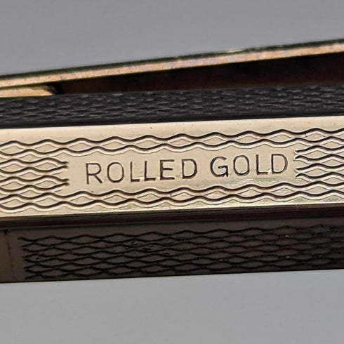 英國復古 Yard O 紅色卷金六角自動鉛筆