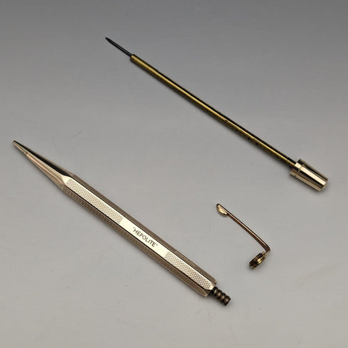 英國復古 Yard O 紅色卷金六角自動鉛筆