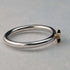 British Jewelry 9ct Gold Star Sterling Silver Ring Ring ALM