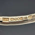 British Jewelry 9ct Gold Star Sterling Silver Ring Ring ALM