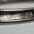 British Vintage Jewelry Mele Diamond & 9ct Gold & Sterling Silver Ring