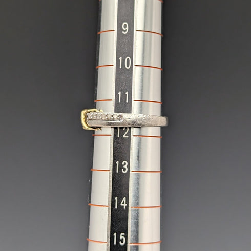 英國復古珠寶米勒鑽石 & 9 克拉金 & 純銀戒指