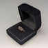 1977 British Vintage Jewelry 3 Garnet Sterling Silver Ring Ring