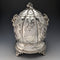 1880's British Antique Silver Plated Cookie Jar George Cutts & Sons