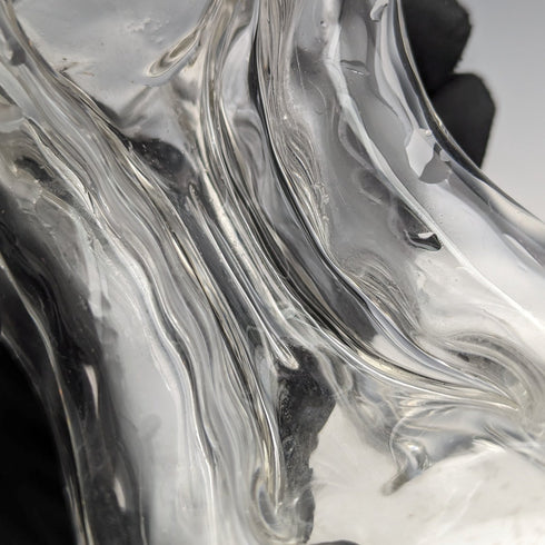 1900 年英國古董純銀醒酒器 Glug Glug 玻璃醒酒器