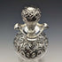 1900 British Antique Sterling Silver Decanter Glug Glug Glass Decanter