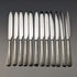 British Vintage Silver Plated Cutlery 12 Pair Set in Wooden Box Elkington