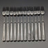 British Vintage Silver Plated Cutlery 12 Pair Set in Wooden Box Elkington