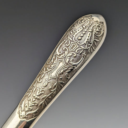 19 世紀末英國古董鍍銀甜點餐具 6 對套裝木盒裝 Fenton Brothers