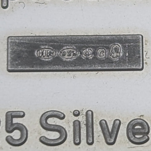 1977 Elizabeth II 25th Coronation Jubilee Sterling Silver 5 Pound Stamp Replica 40g