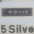1977 Elizabeth II 25th Coronation Jubilee Sterling Silver 5 Pound Stamp Replica 40g