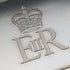 1977 Elizabeth II 25th Coronation Jubilee Sterling Silver 1 Pound Stamp Replica 32g