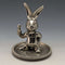 British Vintage Silver Plated Rabbit Figurine Seba