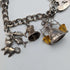 1979 British Vintage Sterling Silver Charm Bracelet 34g