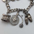 1979 British Vintage Sterling Silver Charm Bracelet 34g