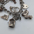 1975 British Vintage Silver Charm Bracelet 80g