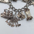 1975 British Vintage Silver Charm Bracelet 80g