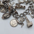 1975 British Vintage Silver Charm Bracelet 80g