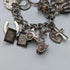 1975 British Vintage Silver Charm Bracelet 80g