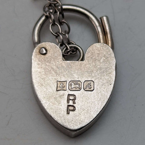 1975 British Vintage Silver Charm Bracelet 80g