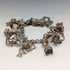 1975 British Vintage Silver Charm Bracelet 80g