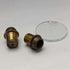 Early 20th Century Antique Brass Microscope in Wooden Box