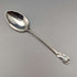 1908 British Antique 6 Sterling Silver Tea Spoons & Sugar Tongs Set in Case Atkin Brothers