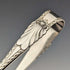 1908 British Antique 6 Sterling Silver Tea Spoons & Sugar Tongs Set in Case Atkin Brothers