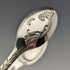 1908 British Antique 6 Sterling Silver Tea Spoons & Sugar Tongs Set in Case Atkin Brothers