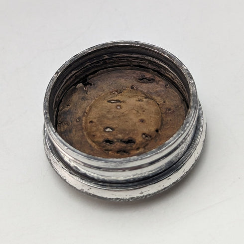 1900 年英國古董鍍銀裝飾橢圓形玻璃九柱酒壺