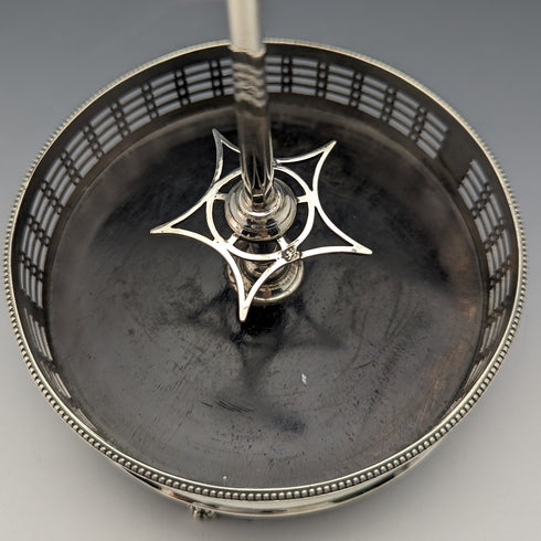 1779 年英國古董純銀和雕花玻璃調味品套裝菲利普弗里曼