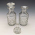 1779 British Antique Sterling Silver & Cut Glass Condiment Set Philip Freeman