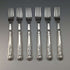Circa 1930 British Vintage Silver Plated Fish Cutlery 6 Pair Set Hukin & Heath