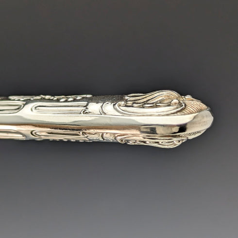 約 1930 年英國復古鍍銀魚餐具 6 對套裝 Hukin & Heath