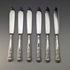 Circa 1930 British Vintage Silver Plated Fish Cutlery 6 Pair Set Hukin & Heath