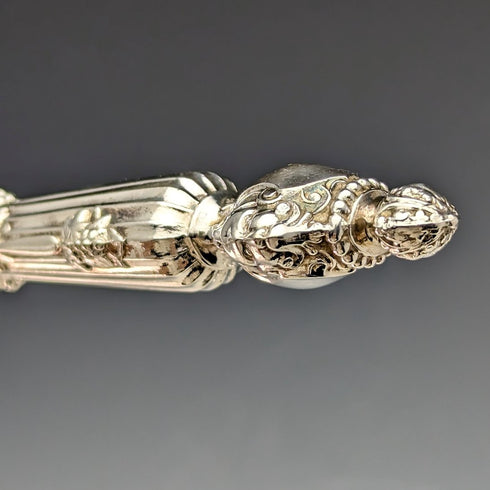 19世紀後半 英国アンティーク シルバープレート製 フィッシュカトラリー6ペアセット 木箱入り Martin & Hall