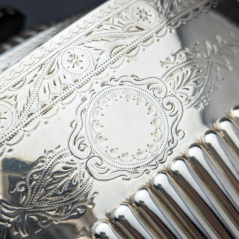 1895年頃 英国アンティーク シルバープレート製ティーポット Mappin & Webb