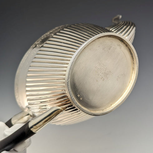 1895年頃 英国アンティーク シルバープレート製ティーポット Mappin & Webb