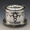 Circa 1905 British Antique Silver Plated Biscuit Barrel Atkin Brothers