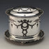 Circa 1905 British Antique Silver Plated Biscuit Barrel Atkin Brothers