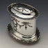 Circa 1905 British Antique Silver Plated Biscuit Barrel Atkin Brothers