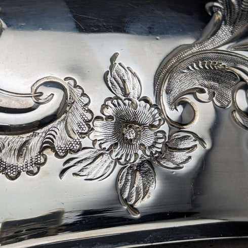Circa 1900 British Antique Silver Plated Sugar Bowl Needham, Veal & Tyzach