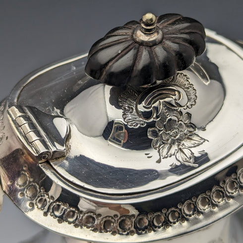 1900年頃 英国アンティーク シルバープレート製 ウォータージャグ Needham, Veal&Tyzach