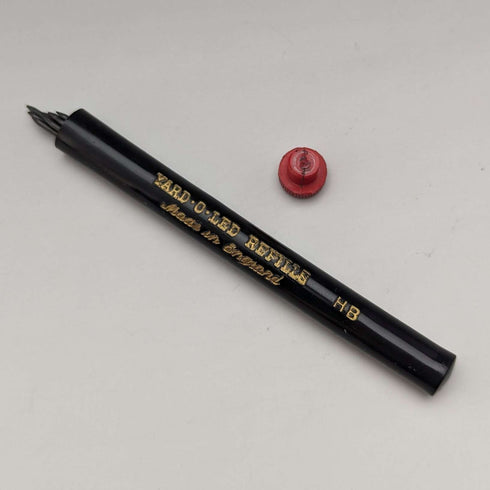1950 年英國復古 Yard O 紅色純銀自動鉛筆帶紙盒和正品筆芯