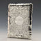 1907 British Antique Sterling Silver Card Case 84g Smith & Bartlam