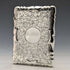 1907 British Antique Sterling Silver Card Case 84g Smith & Bartlam
