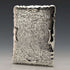 1907 British Antique Sterling Silver Card Case 84g Smith & Bartlam