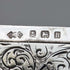 1907 British Antique Sterling Silver Card Case 84g Smith & Bartlam