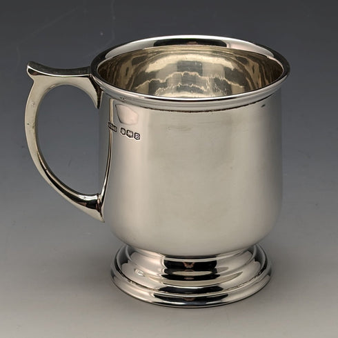 1947年 英国ヴィンテージ 純銀製マグカップ 149g James Dixon & Sons