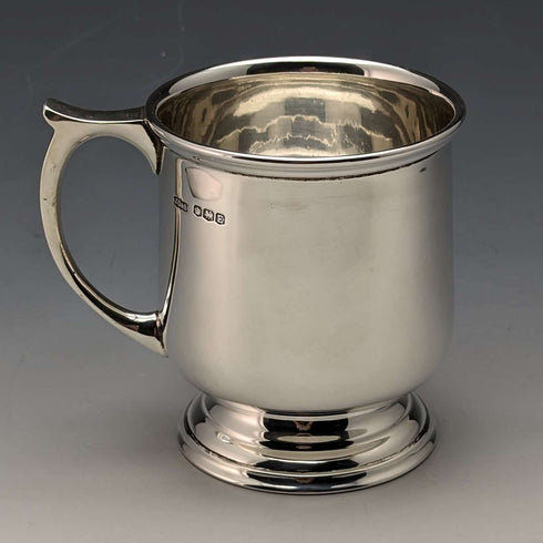 1947 British Vintage Sterling Silver Mug 149g James Dixon & Sons